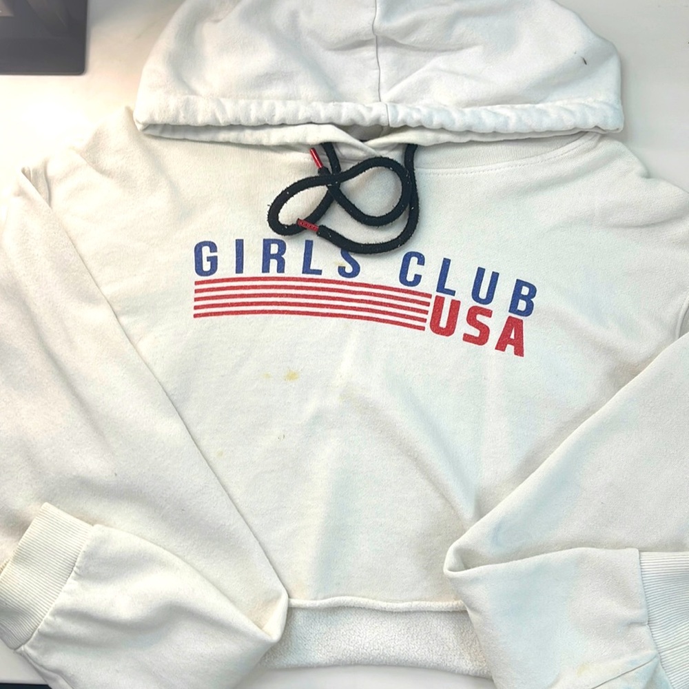 USA cropped hoodie